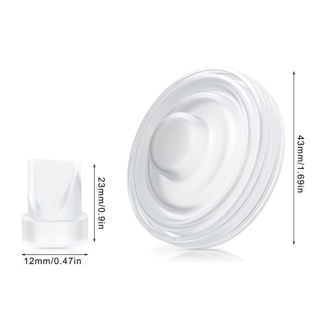 Food-grade Silicone Valve/Membrane Easy Installation Breast Pump Accessories Leakproof for Momcozy M5 Repair Part