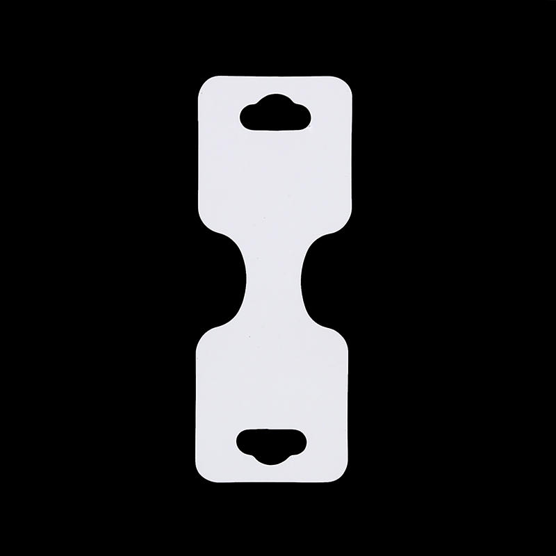 100PCS Sturdy Jewelry Hanging Displays Cards Creative Foldable Jewelry Paper Cards for Necklace Bracelet Earrings Keychain