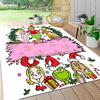 Christmas Grinch Friends Carpet Rug Soft Washable Antislip Home Living Room Sofa Mats Personalized Christmas Rug