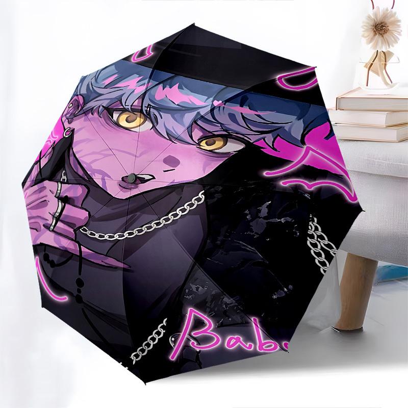 KpopThemed Automatic Opening and Closing umbrella - 8 Ribs, Suitable for Leisure and Going Out, Outdoor Accessory, Gothic Style, Fashion Lov
