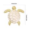 Unique Tortoise Design Brooch Lightweight Alloy Jewelry Lapel Pin For Business Outfit Birthday Gift