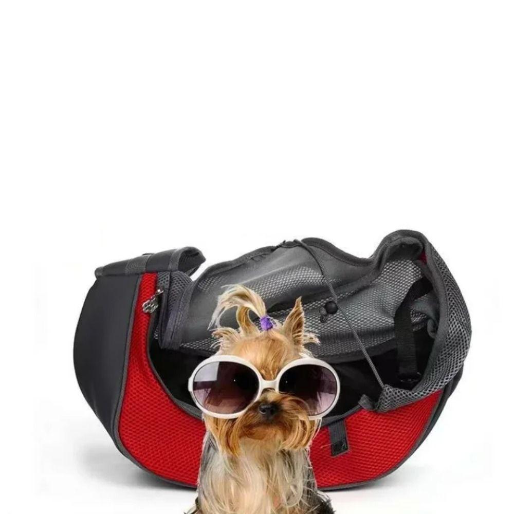 Portable Cat Carrier Bag Sling Bag Pet Shoulder Bag Anti-suffocation Pet Backpack  Rabbit