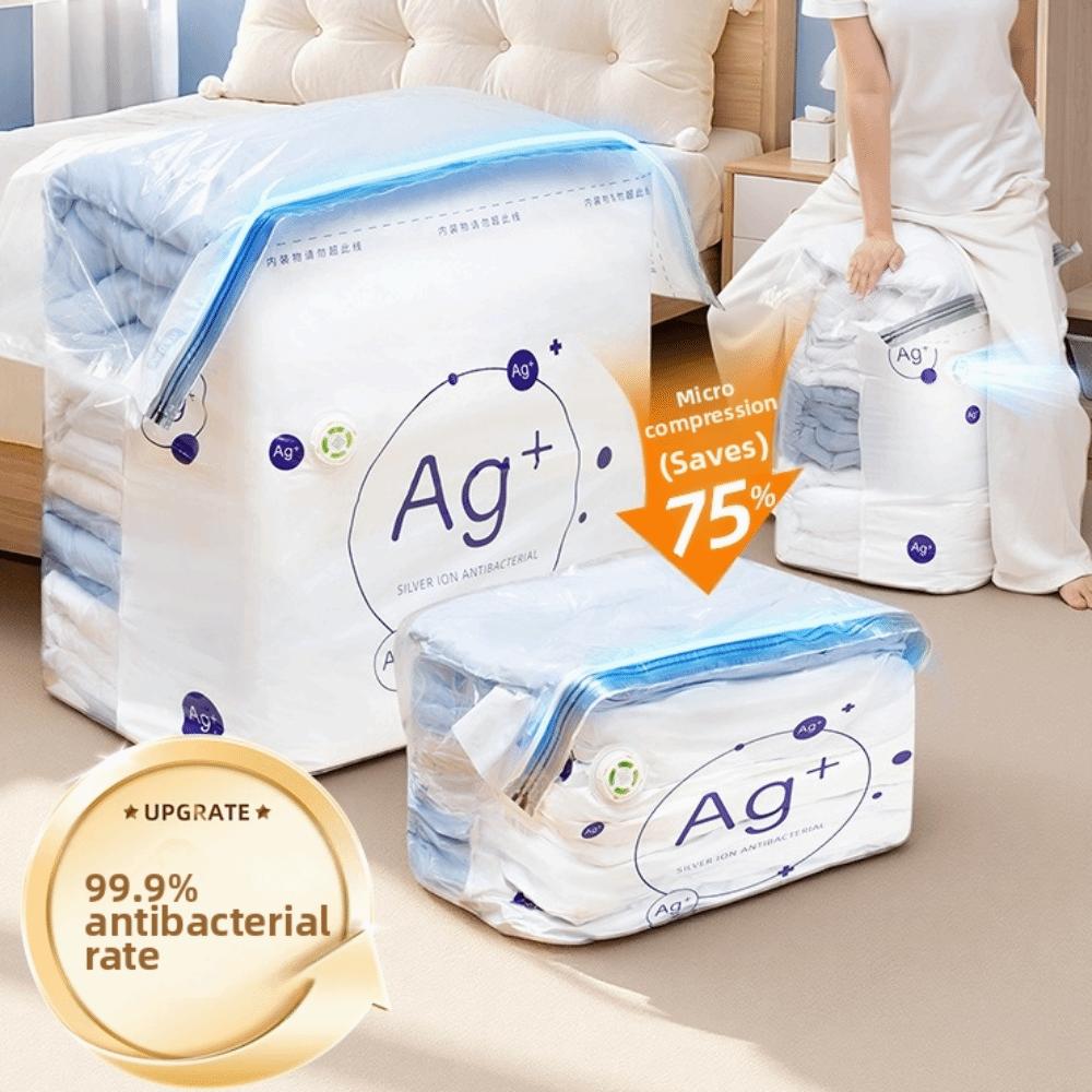PA+PE Material Compression Bags No Pump Quilt Organizer Bag New Vacuum Storage Bags Home Use
