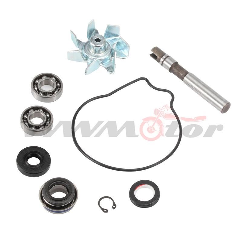 Water Pump Repair Kit Impeller Shaft For Yamaha FJR1300 2003-2024 5JW-12439-00-00 Orings Seal Gasket Set