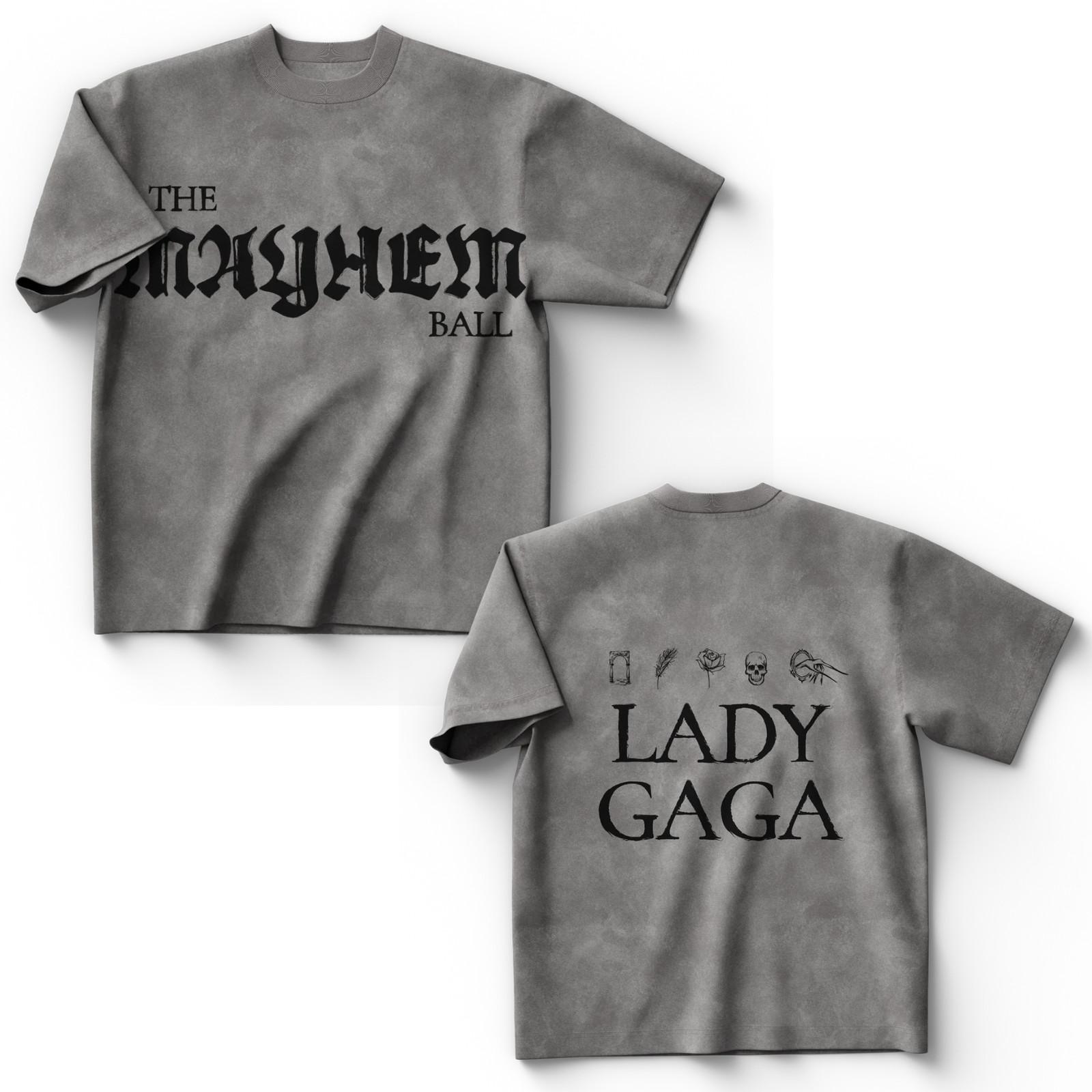 Lady Gaga The Mayhem Ball Tour T-shirt Reprint All Size XXL