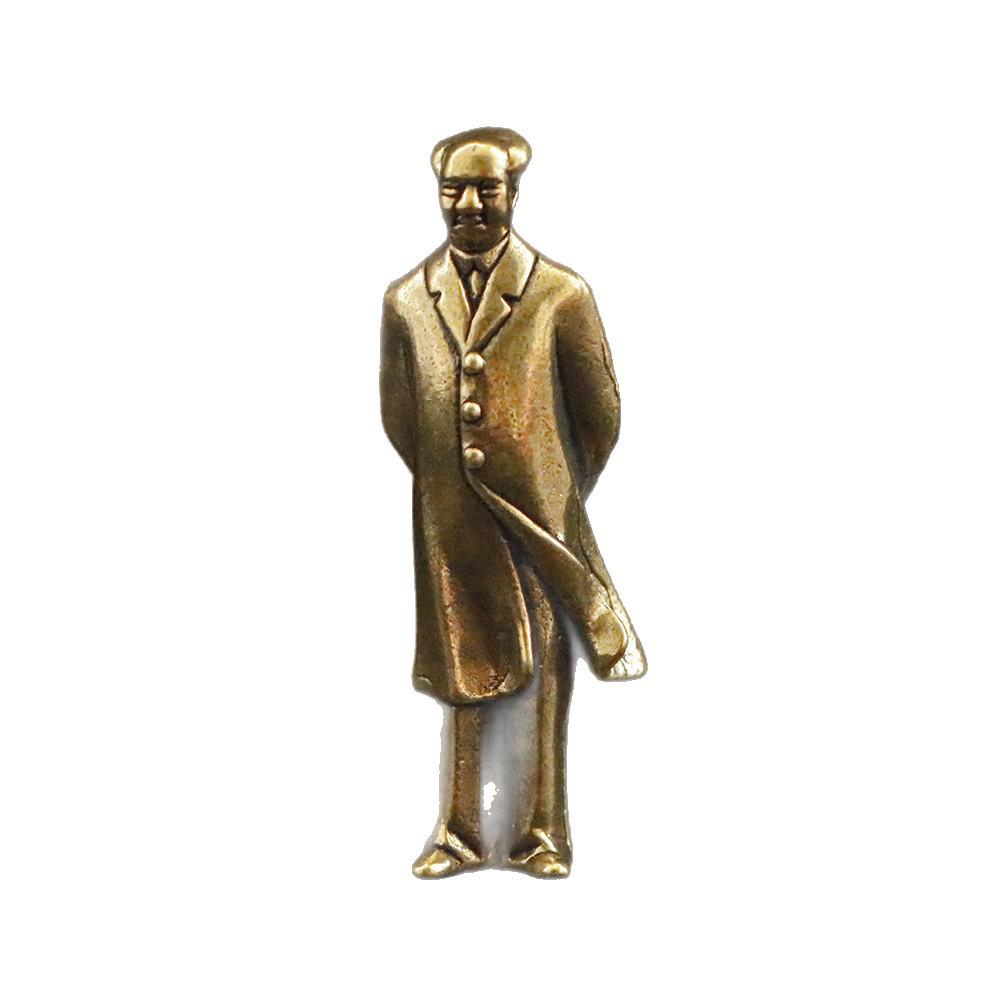 Breloc Pandantiv Bronz Mao Zedong – Cadou Souvenir de Înaltă Calitate din Alamă
