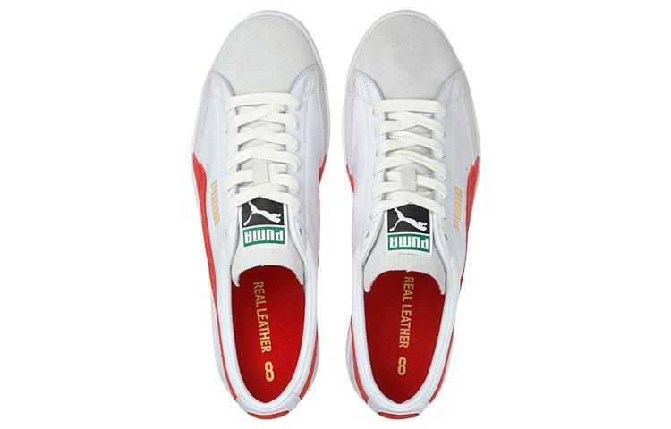 PUMA Basket Vtg Casual Shoes White/Red/Grey 374922-02