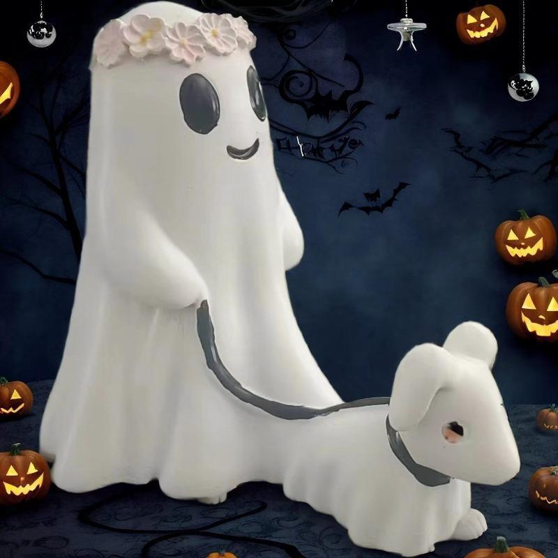 Neue Halloween Geist Hund Spaziergang Dekoration Ornament Dekoration Zuhause Hof Dekoration Geist Horror Kunst
