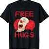 Free Hugs Halloween Evil Killer Scary Clown Horror Gift T-Shirt