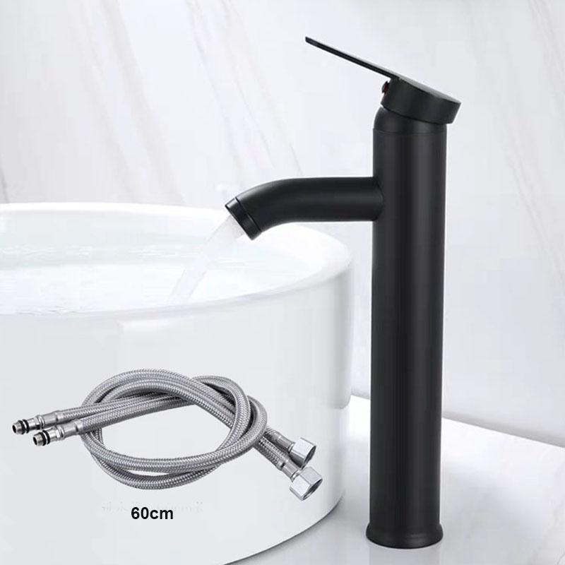 Basin Faucet Stainless Steel Bathroom Faucet Mixer Tap Hot Cold Water Basin Sink Tap Bathroom Faucet Tap