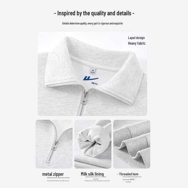 Warrior Women's Half-Zip Casual Pullover Sweatshirt