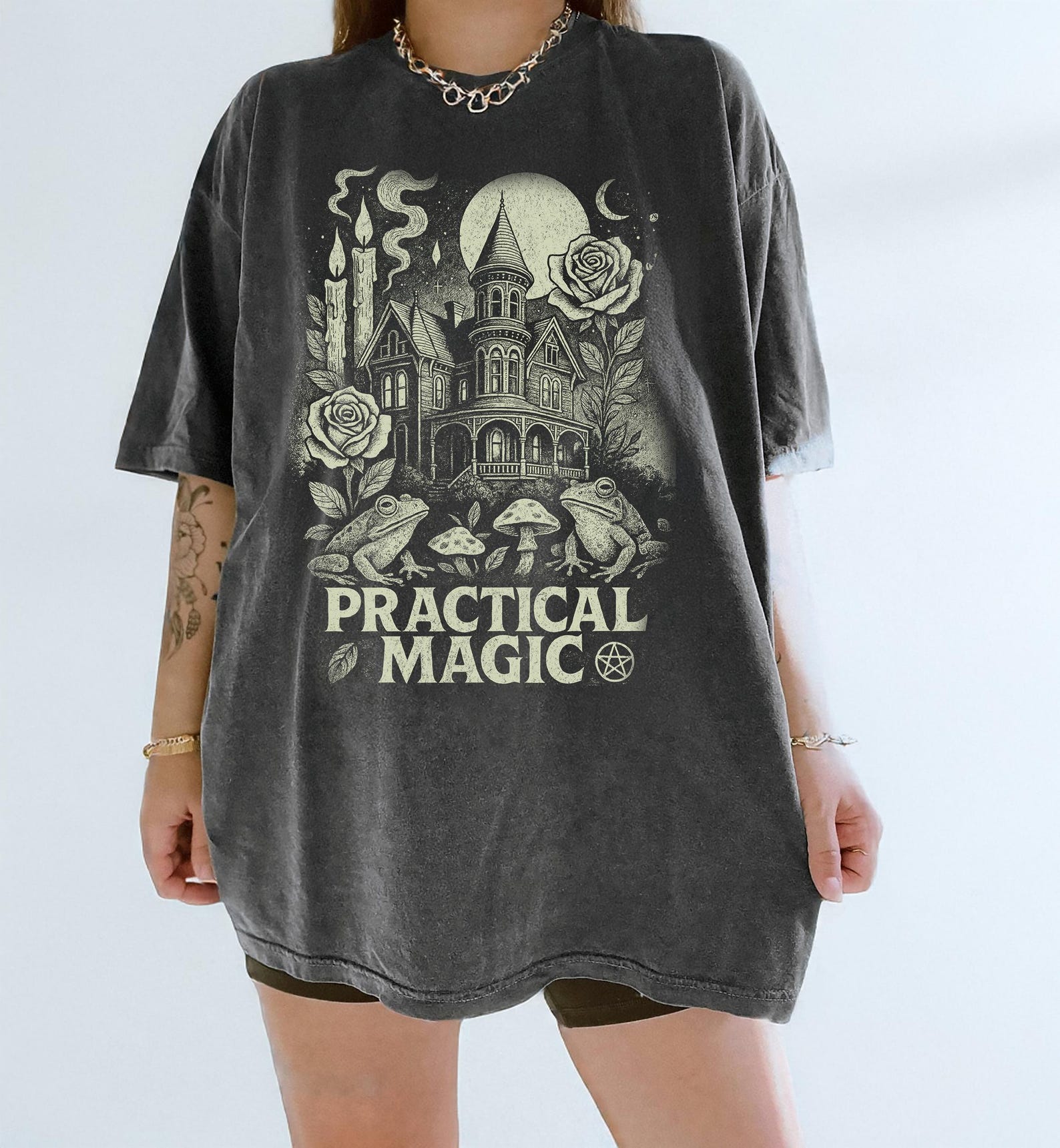 Practical Magic Movie Vintage T-Shirt: Unisex Retro Streetwear Style Witchy Tee L
