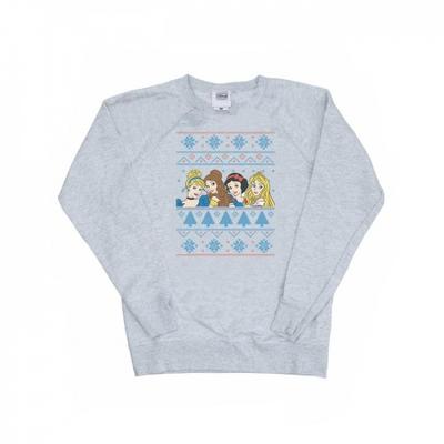 Womens/Ladies Christmas Faces Sweatshirt