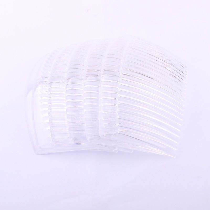 

Базовые пластиковые расчески для волос прозрачно-коричневые однотонные щетки для волос аксессуары для волос своими руками для свадебной прически заколки для волос 8.4 CM