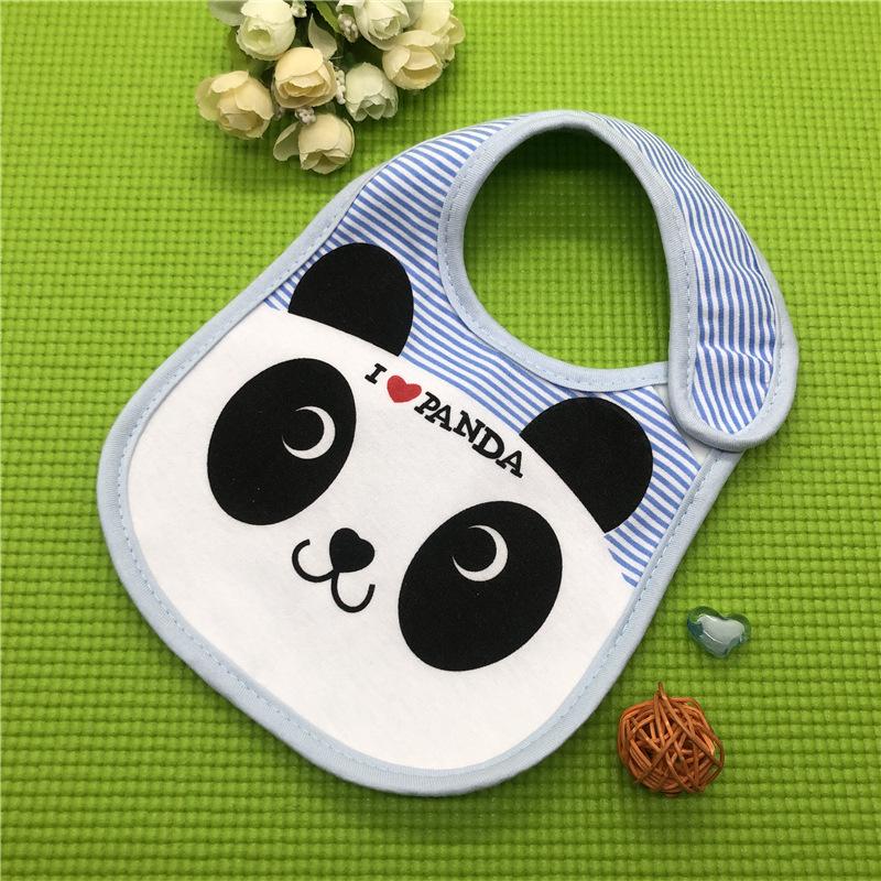 1pc Mix Waterproof Newborn Baby Boys Girls double-sided saliva bib Feeding Bandana Saliva Towel Children cotton Bibs Burp Cloth