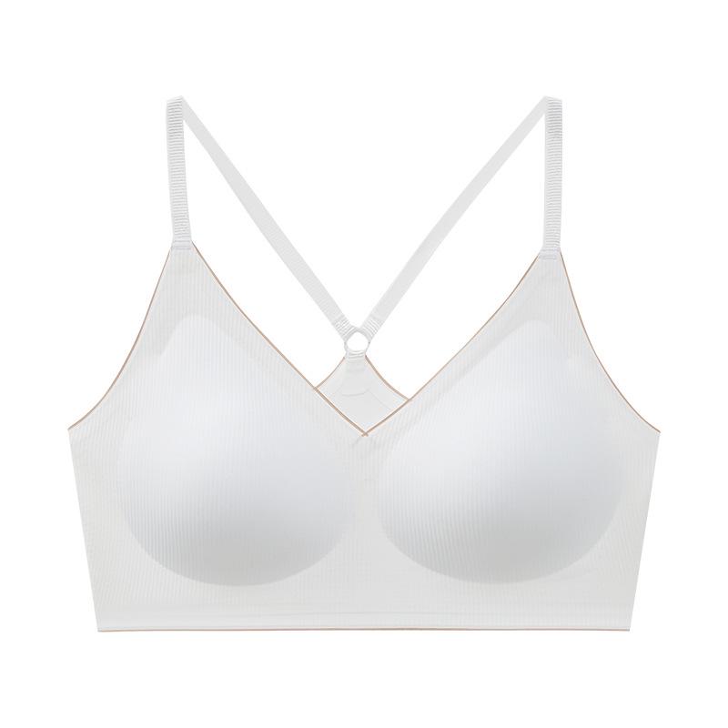 "Women's Seamless Casual Sling Bra - Breathable, Sexy, No Steel Ring"