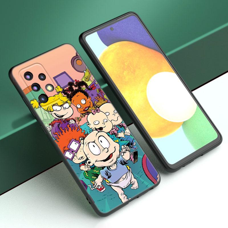 Cartoon R-Rugrats Phone Case For Samsung A13 A22 A24 A32 A23 A25 A34 A35 A52S A53 A54 A55 A73 5G A12 A14 A15 A31 A33 A50 A51 A72