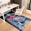 1PC Custom Name Royal Glamour Shoe Theme Floor Mat Ideal for Living Room, Game Rooms, Office, Bedroom,Floor Mat Playful Design