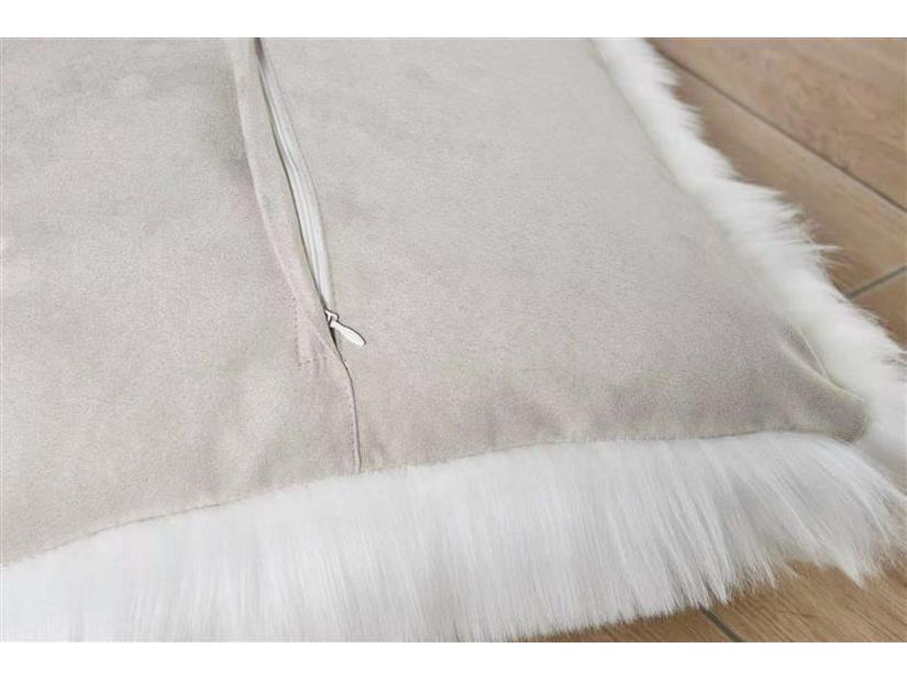 European Style Long Plush Cushion Cover for Home Furnishing
