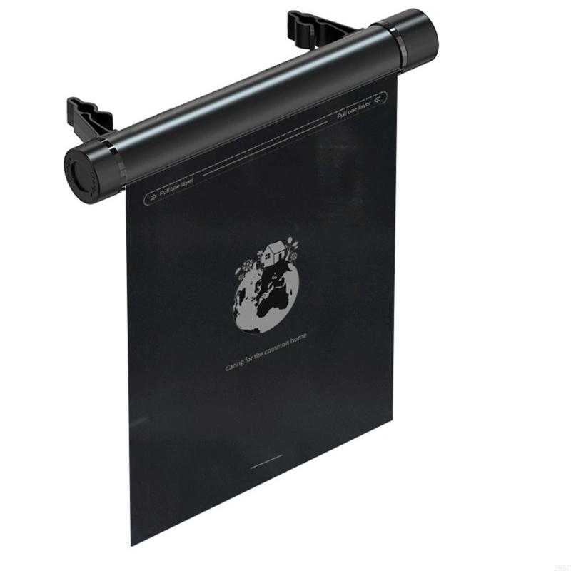

28GC Space Saving Rotating Garbage Bag Dispenser Universal For Vehicle Headrest чорний