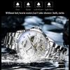 Men's Watches Flywheel Moon Phase Wristwatch Men Waterproof Moon Phase Automatic Mechanical Watch for Men Uhren Montre
