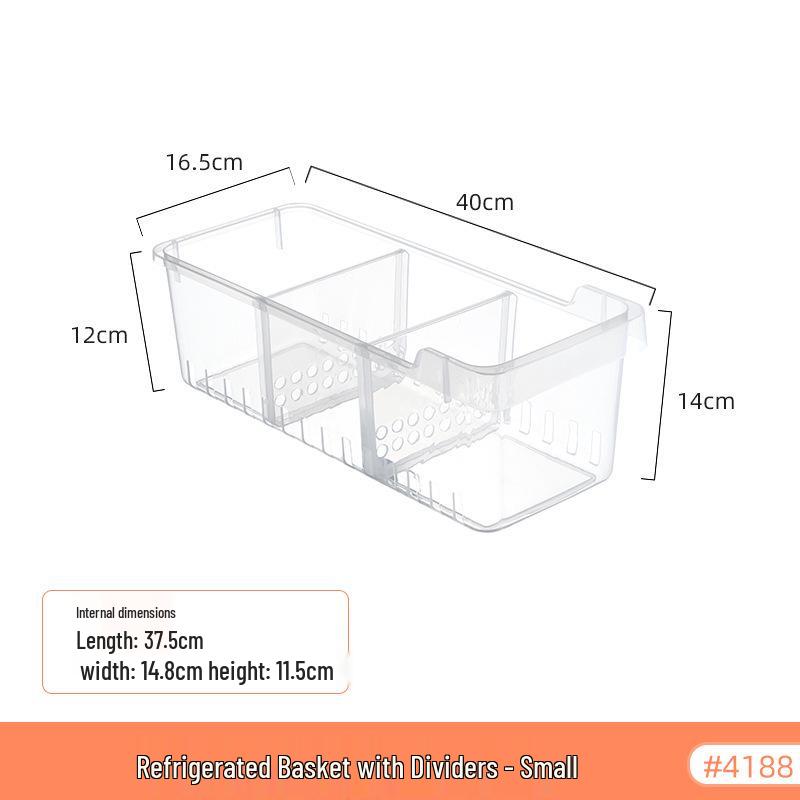 Transparent Japanese Egg Storage Box - PET Drawer Type Freezer Organizer