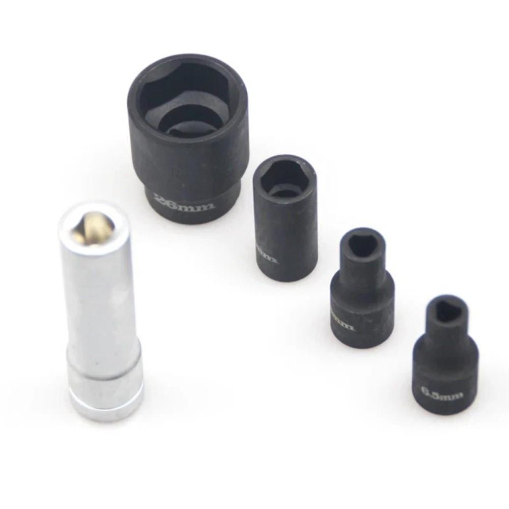 5PCS Carbon Steel Fuel Injection Pump Socket Set Fuel Temperature Sensor Remover Auto Repair Shops