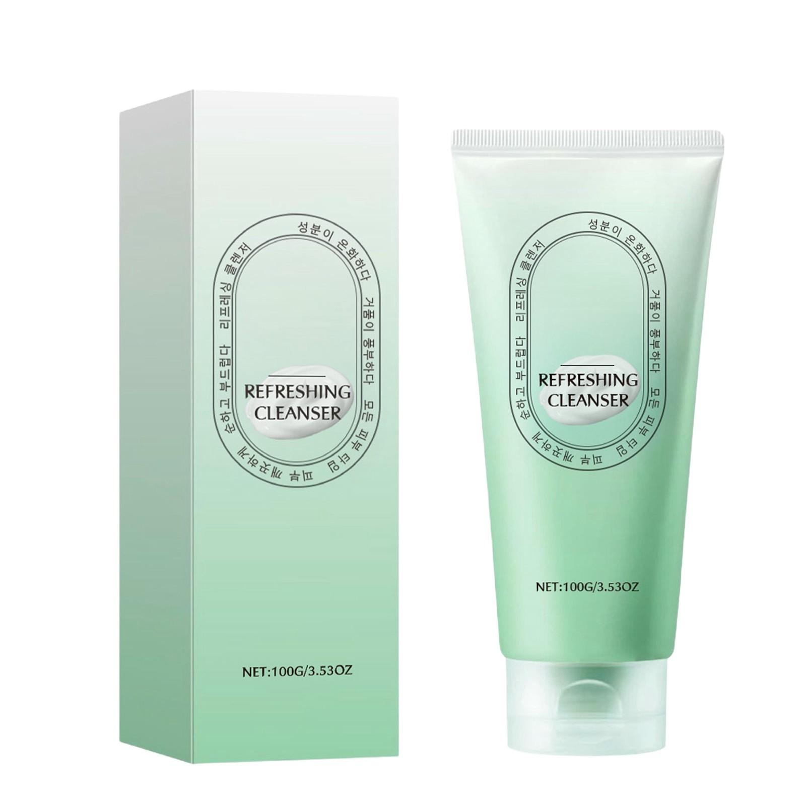 

Освежающий гель для лица, Освежающее средство для умывания, Мягкое средство для умывания, Подходит для всех типов кожи One Size зелёный