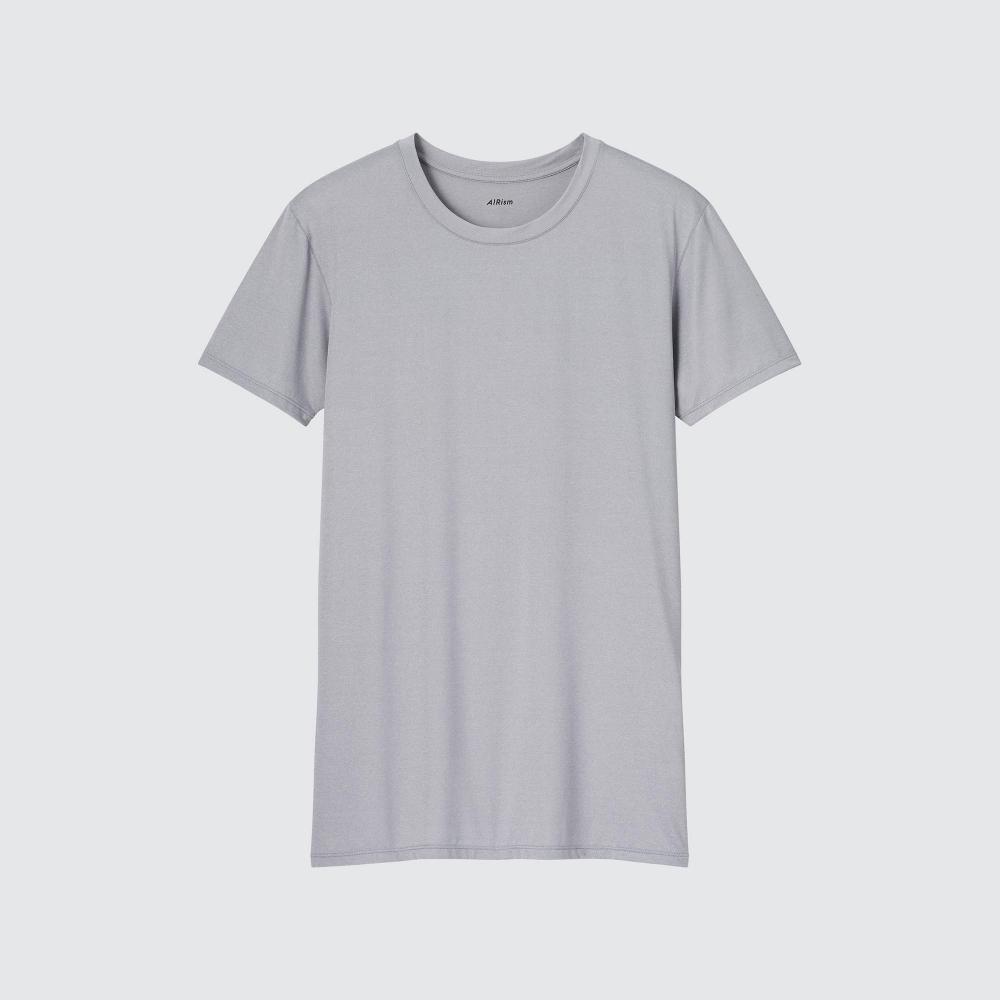 

UNIQLO Airism с круглым вырезом и короткими рукавами
