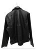 Motorcycle Biker Men's Leather Jacket BLACK Handmade Stylish Real Soft Lambskin