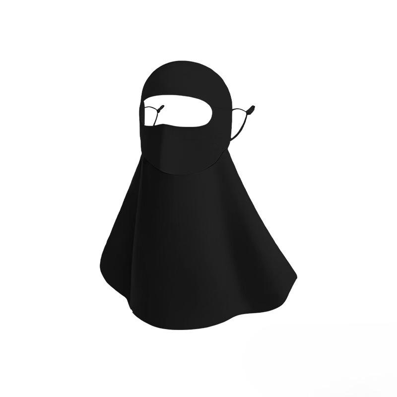 

Drinking Water, Sun Protection Mask, Face Gini Long Neck Protection Integrated Women S Full Face Protective Breathable Mask