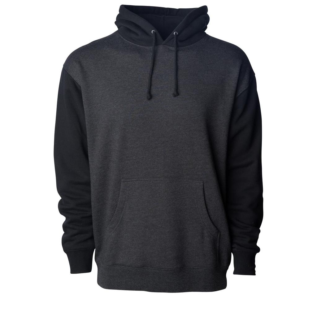 Independent Mens Heather Heavyweight Pull Over Hoodie
