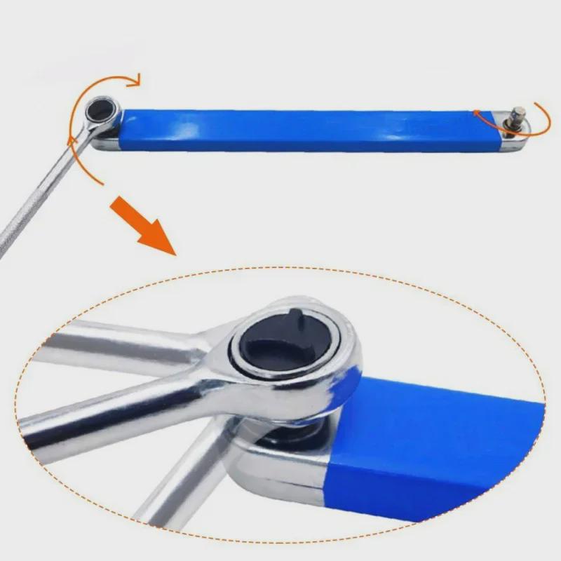 Dual-Purpose Multifunctional Offset Ratchet Wrench Extension