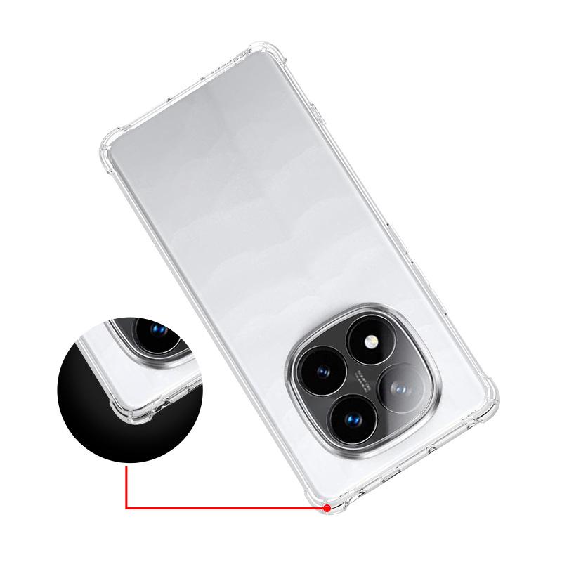 Applicable to Redmi K90 Max mobile phone case high definition transparent all-inclusive anti-drop Redmi 15A 5G silicone TPU soft case