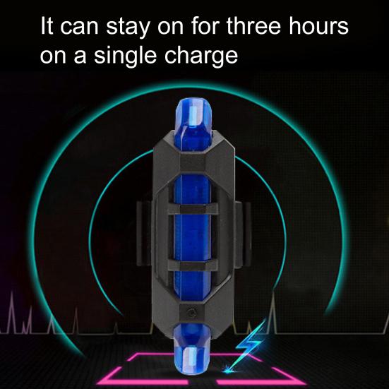 Světlo na kolo Pomalé blikání Energeticky úsporné Výstražné Vodotěsné Zadní koncové světlo na sedlovku