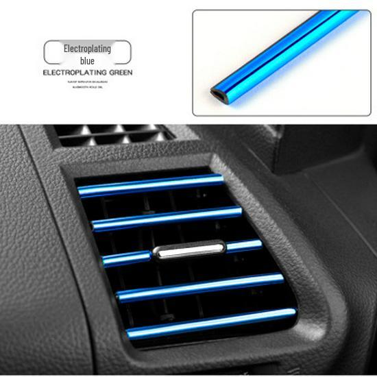 Electroplated Colored Universal Car Vent Decorative Strip