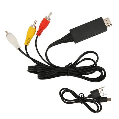 HD Multimedya Arayüzü RCA Dönüştürücü Profesyonel HD Multimedya Arayüzü Çıkışını Destekler