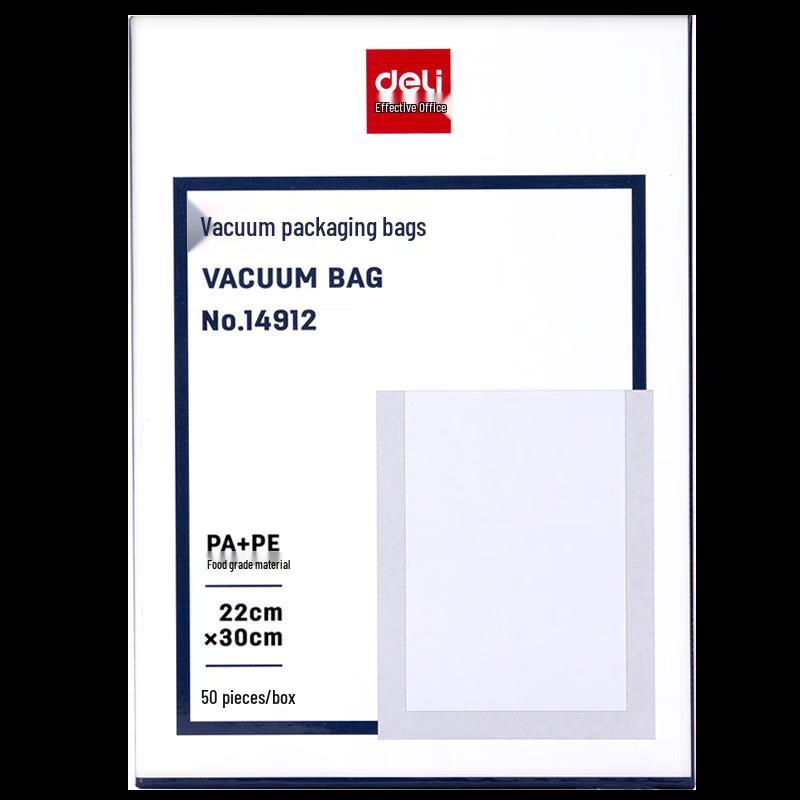 Deli Food-Grade Vacuum Sealing Bags CN Plug (adapter Included)