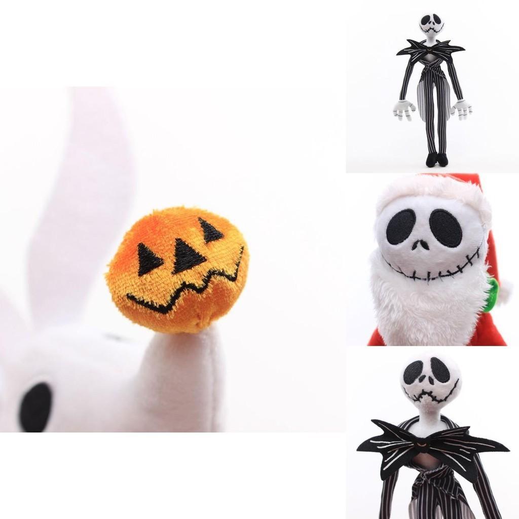 Adorables Peluches de Jack Skellington y Jack Santa de Pesadilla Antes de Navidad