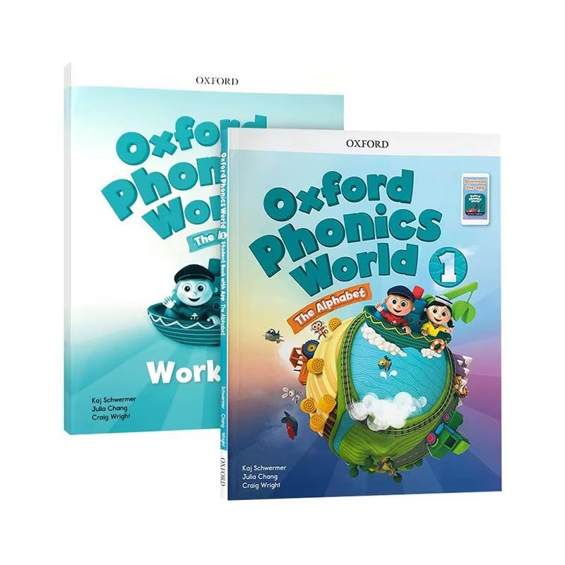 10books Oxford Phonics World Storybook Children Learning English Case Early Learning Books Workbook Educational Toys Libros