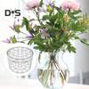 2Pcs Spiral Ikebana Stem Holder DIY Bouquet Twister Vase Flower Arranger Grid Multi-holes Plant Fixation Stand Floral Arrangement Tool