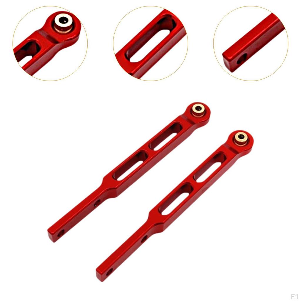 1/12 RC Car Axle Pull Rod Set of to Install Accessories Sturdy Metal Repair Parts Rear