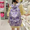 Backpack female junior high school college students high value new large capacity graffiti design sense backpack female