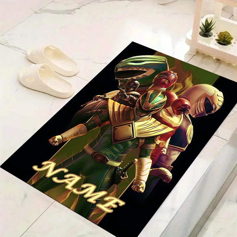 Custom 1Pc Power Rangers Adventure Rug Office Carpet Indoor Outdoor Entrance Doormat Nonslip Soft And Comfortable Living Room D2915213