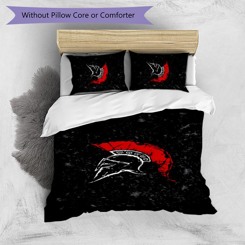 Spartak Moscow Pattern Printed 3PCS Bedding Set Soft Skin-Friendly Washable Duvet Cover & Pillowcases Set All Season Bedroom