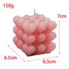 Bubble Cube Candle Aromatherapy ,6.5x6.5x7cm Women Gift White