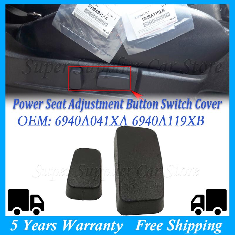 Car Power Seat Adjustment Button Switch Cover 6940A041XA 6940A119XB For Mitsubishi Outlander Airtrek ASX Pajero Sport Lance-ex