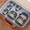 High-end Cup, One Pot, Four Cups Set, Portable Travel Tea Set, Teapot Business Gift Souvenir