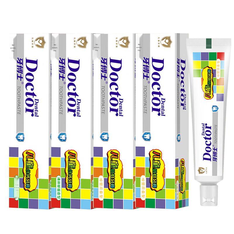 Dr. Dentist Kids Anti-Cavity Toothpaste 50g x 4 Pack