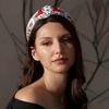 Fabric Horse-Shaped Embroidered Bird Headband For Women British Retro Hair Accessories For Girls Home Leisure Headwear Gift